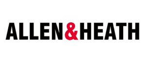 the brand logo for allen and heath