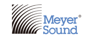 the brand logo for meyer sound
